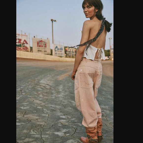 We The Free Moxie Pull-On Barrel Jeans - Picture 2 of 4